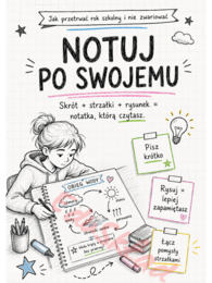 Jak przetrwać rok szkolny i nie zwariować – gazetka ścienna w stylu zeszytowym