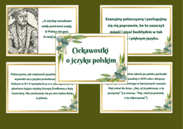 DZIEŃ JĘZYKA OJCZYSTEGO – Ciekawostki o języku polskim - gazetka – biblioteka – świetlica – 15 stron – wersja 3