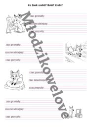 Co robi lisek- czasy czasownika