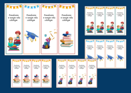 POWRÓT DO SZKOŁY – szkoła – zakładki do książek – zakładka – kolor - wersja 1