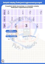 Związki między funkcjami trygonometrycznymi