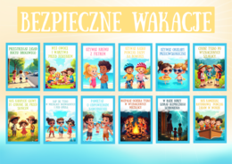 BEZPIECZNE WAKACJE GAZETKA