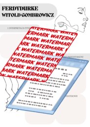 📒Notatnik maturalny „Ferdydurke” Witold Gombrowicz