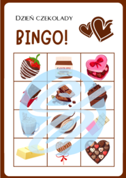 GRA BINGO DZIEŃ CZEKOLADY
