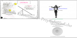 Dwie karty pracy „Wyznaczamy kierunek północny za pomocą gnomonu - zajęcia w terenie” + gratisowy link do lekcji multimedialnej (pomysłu na lekcję) niekomercyjnej wykonanej w genial.ly do indywidualnego pobrania i użycia do celów niekomercyjnych. Przyrod