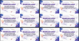 Jobs (zawody) Would you rather? /56 kart