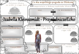 Karta pracy „Co ma wspólnego pogoda ze Słońcem?” wykonana w power point do edycji. Przyroda 4, „Obserwujemy pogodę” na podstawie wydawnictwa WSiP