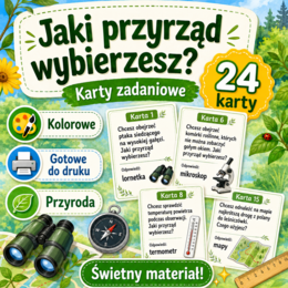 Karty „Jaki przyrząd wybierzesz?”