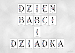 Dzień Babci i Dziadka - girlanda (PDF)