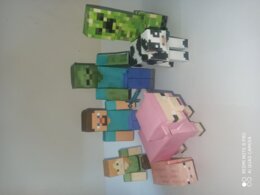 Minecraft: Siatki Brył + Karty Pracy (PDF)