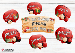 ŚWIĄTECZNE ŻYCZENIA - WERJA BIEDRONKI - INNE NAZWY GRUP RÓWNIEŻ DOSTĘPNE