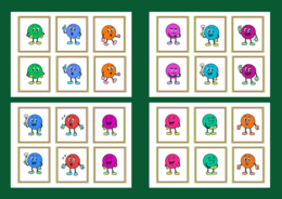 Dzień Kropki – MEMORY z kolorowymi kropkami jako postaciami – 8 stron - biblioteka - świetlica