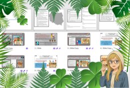 Prezentacja multimedialna, scenariusz lekcji krok po kroku plus zadania do stacji zadaniowych lub pracy w grupach o tematyce Świąt Bożego Narodzenia w genial.ly do edycji. Geografia 7..