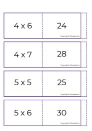 Fiszki – tabliczka mnożenia