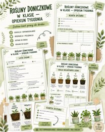 Rośliny doniczkowe w klasie - opiekun tygodnia