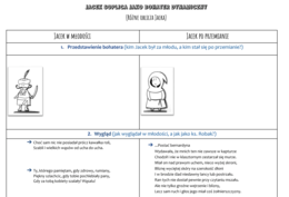 Jacek Soplica jako bohater dynamiczny (karta pracy)