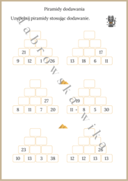 Piramidy dodawania