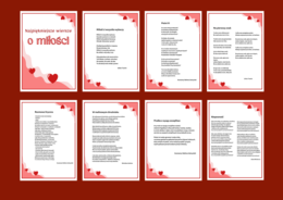 WALENTYNKI – DZIEŃ KOBIET - miłość - biblioteka – świetlica – WIERSZE – GAZETKA – 20 stron - wersja 2