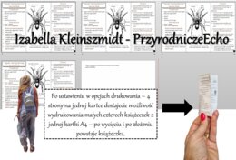 Broszurka/notatka/sketchnotka/wklejka/ściąga dla ucznia/przypomnienie dla nauczyciela w pdf. Biologia 6 „Stawonogi i mięczaki” – „Pajęczaki – stawonogi, które mają cztery pary odnóży”.
