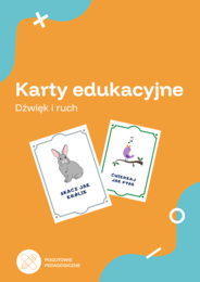 Karty edukacyjne "Dźwięk i ruch"