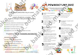 GOTOWIEC na lekcję organizacyjną z matematyki