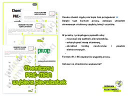 Chemiczny PAC-MAN wybierz pierwiastek