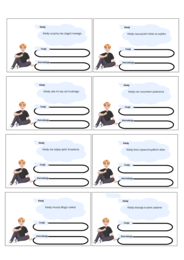 Karty "Kiedy... czuję... potrzebuję". Tus. Rewalidacja.