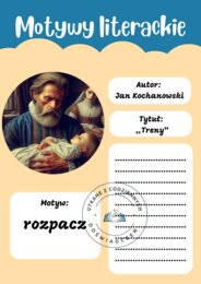 Karty graficzne- motywy literackie w lekturach: Mały Książę, Quo vadis,  Zemsta, Opowieść wigilijna,Treny, Kamienie na szaniec