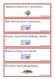 Zaplątane zdania - czytanie ze zrozumieniem-poziom podstawowy