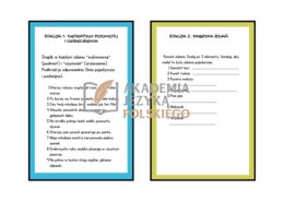 Składnia klasa 4 STACJE ZADANIOWE+SPRAWDZIAN