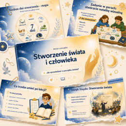 Stworzenie świata i człowieka. Prezentacja.