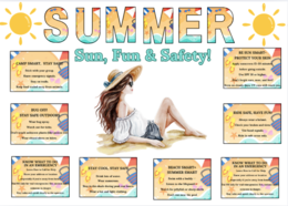 Letnia Gazetka 4w1 po angielsku – ucz i baw się bezpiecznie!34 strony do druku