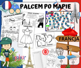 FRANCJA - PALCEM PO MAPIE