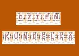 DZIEŃ KUNDELKA – biblioteka – świetlica - girlanda – gazetka – wersja 2