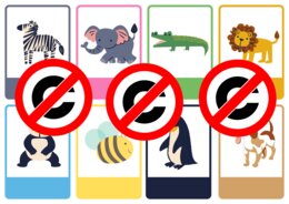 🐝🐞Znaczki do szafki w szatni dla przedszkolaków – zwierzątka 🐻🦊