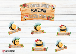 ŚWIĄTECZNE ŻYCZENIA - WERJA PSZCZÓŁKI - INNE NAZWY GRUP RÓWNIEŻ DOSTĘPNE
