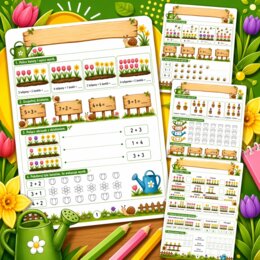 Matematyczny ogród - dodawanie i odejmowanie