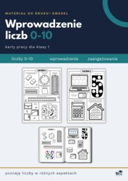 Liczby od 0 do 10 - wprowadzenie + kaligrafia