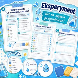 Eksperyment. Co przemaka, a co nie?