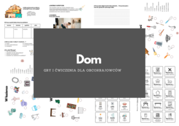 Polski dla obcokrajowców: DOM - gry i ćwiczenia na różnych poziomach (do B1)