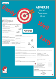 ADVERBS- KLASA 7 notatka, ćwiczenia, klucz
