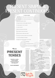Nowa karta pracy do angielskiego – Present Simple i Present Continuous!