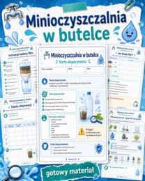 Minioczyszczalnia w butelce. Eksperyment