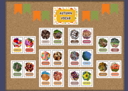 Gazetka szkolna "Autumn vocab"