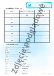 Brainy 5 unit 1 - karty pracy gramatyka