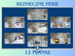 Bezpieczne ferie – ilustrowany poradnik/gazetka/filmik dla uczniów