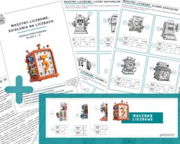 Maszyny liczbowe: działania + prezentacja (klasa 4-8)