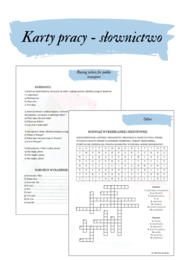 BRAINY 7 UNIT 3 KARTY PRACY SŁOWNICTWO