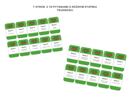 Name three – wymień trzy, gra powtórzeniowa dla klas 7-8 szkoły podstawowej w stylu 5 sekund, język angielski, 70 pytań, słownictwo,