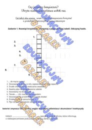 Piktogramy ostrzegawcze. Niebezpieczne substancje z naszego otoczenia.